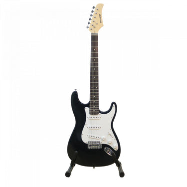 Paquete De Guit. Elect. Bellator Strat Negra Mica Blanca, Neg10wst-bk